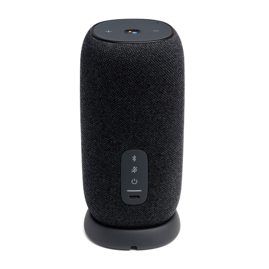 JBL Link Portable - Black - Portable Wi-Fi Speaker - Back image number null