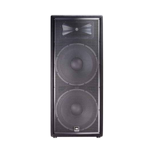 JBL JRX225 (B-Stock) - Black - Dual 15" Two-Way Sound Reinforcement Loudspeaker System - Front image number null