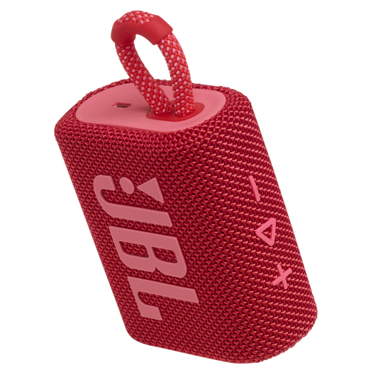 JBL Go 3 - Red - Portable Waterproof Speaker - Detailshot 2 image number null