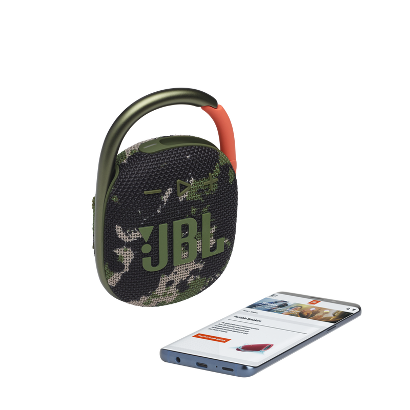 JBL Clip 4 - Squad - Ultra-portable Waterproof Speaker - Detailshot 1 image number null