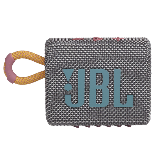 JBL Go 3 - Grey - Portable Waterproof Speaker - Front image number null