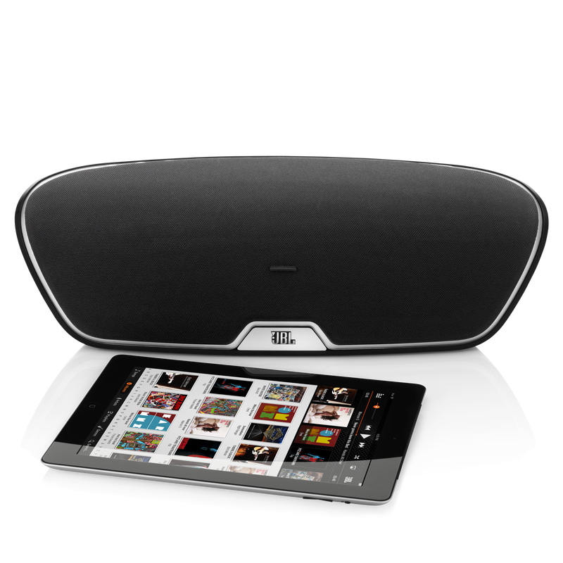 JBL OnBeat Venue - Black - Wireless Bluetooth Speaker Dock for iPod/iPad/iPhone - Front image number null