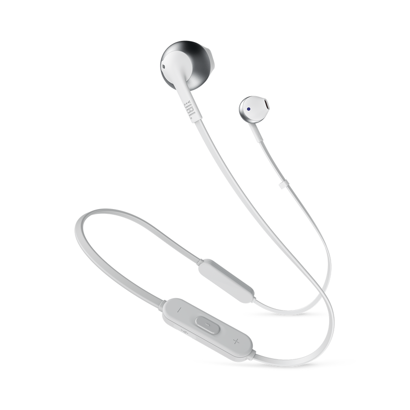 JBL Tune 205BT - Silver - Wireless Earbud headphones - Hero image number null