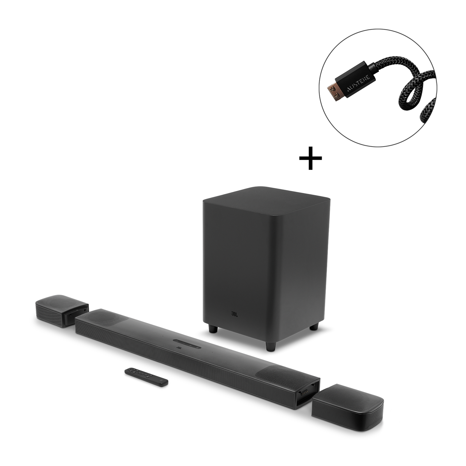 BAR 9.1 True Wireless Surround with Dolby Atmos® + 8K HDMI Cable Bundle