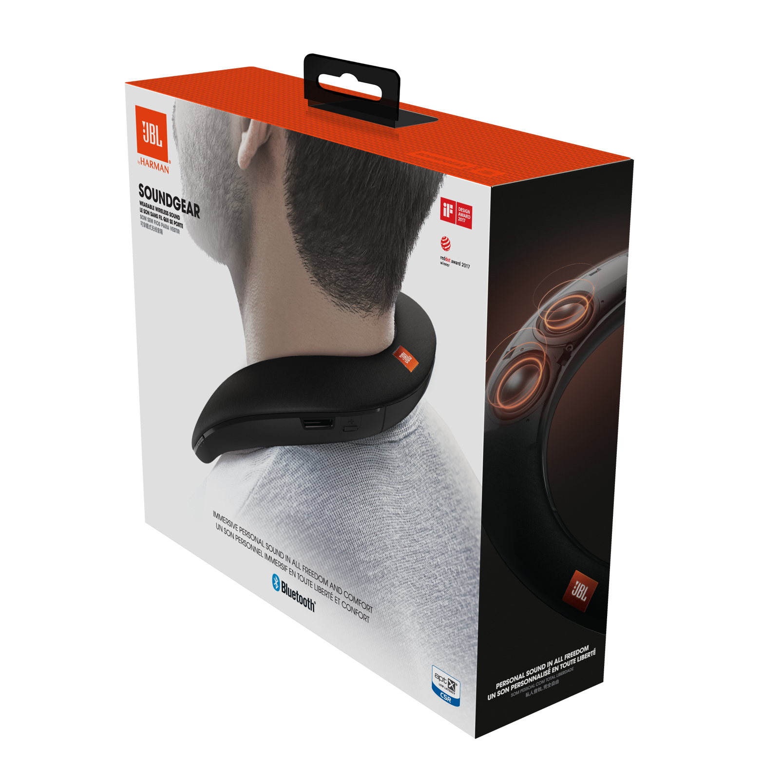 W022514② 【未使用】 JBL SOUNDGEAR BTA ネックスピーカー Bluetooth