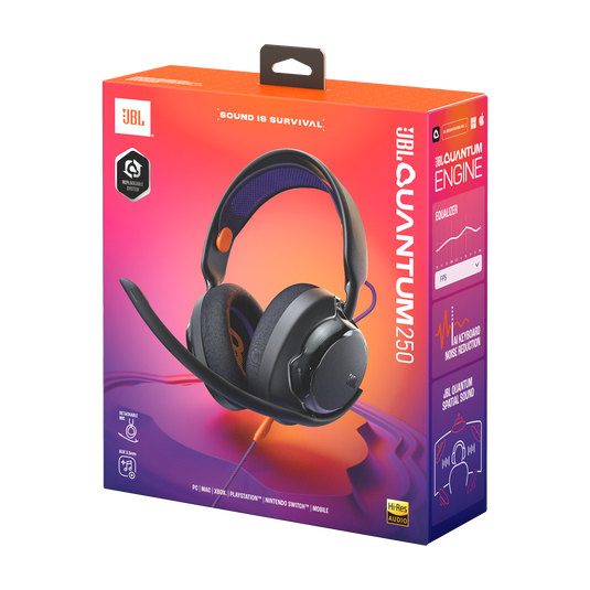 JBL Quantum 250 | Wired multiplatform gaming headset