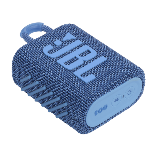 JBL Go 3 Eco - Blue - Ultra-portable Waterproof Speaker - Detailshot 3 image number null