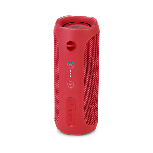 JBL Flip 4 - Red - A full-featured waterproof portable Bluetooth speaker with surprisingly powerful sound. - Back image number null