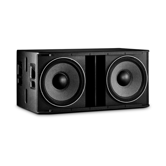 JBL SRX828SP - Black - 18" Dual Self-Powered Subwoofer System  - Detailshot 1 image number null