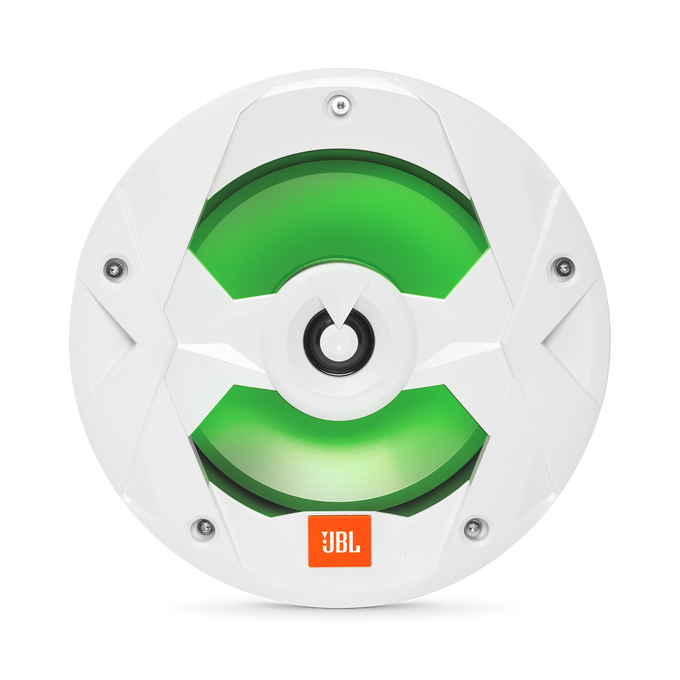 Club Marine MS8LW - White Gloss - 8" (200mm) two-way marine audio speaker with RGB lighting – White - Detailshot 4 image number null