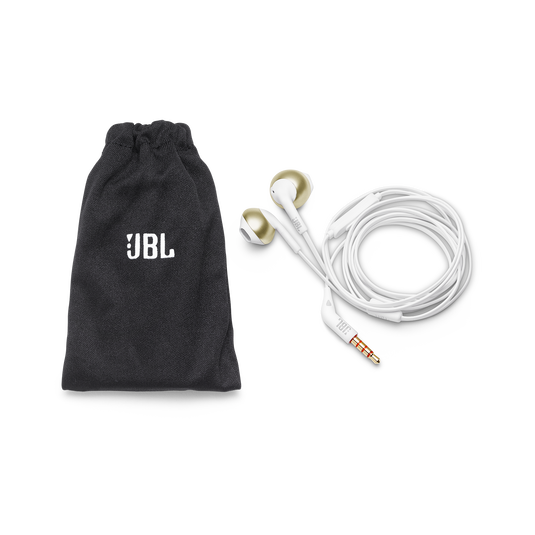 JBL Tune 205 - Champagne Gold - Earbud headphones - Detailshot 2 image number null