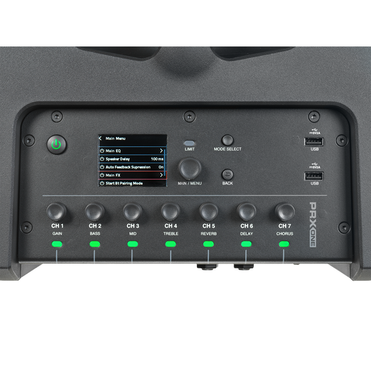 JBL PRX ONE (B-Stock) - Black - All-In-One Powered Column PA with Mixer and DSP - Detailshot 2 image number null