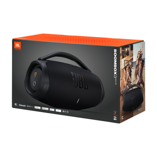 海外から輸入 JBL portable Bluetooth and Wi-Fi Powerful | Wi-Fi 3 Boombox スピーカー・ウーファー