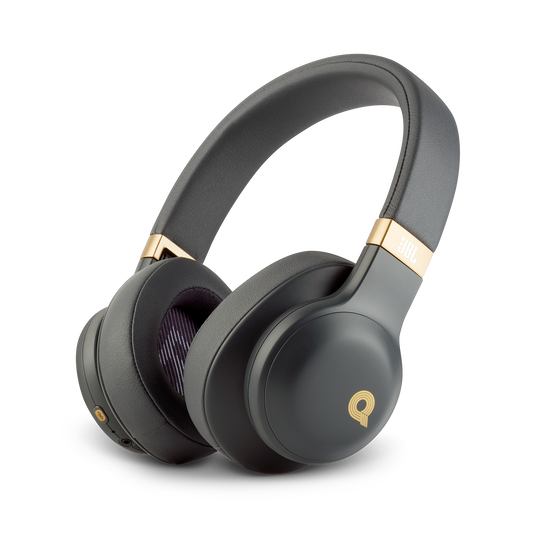 JBL E55BT Quincy Edition - Space Gray - Wireless over-ear headphones with Quincy’s signature sound. - Hero image number null