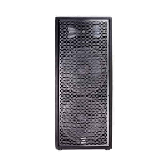 JBL JRX225 - Black - Dual 15" Two-Way Sound Reinforcement Loudspeaker System - Front image number null