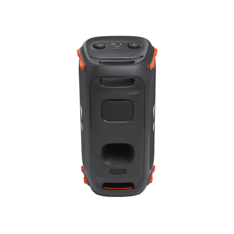 JBL Partybox 110 - Black - Portable party speaker with 160W powerful sound, built-in lights and splashproof design. - Back image number null