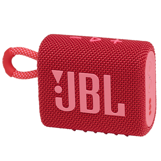 JBL Go 3 - Red - Portable Waterproof Speaker - Hero image number 0