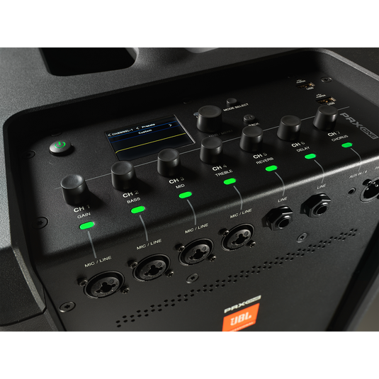 JBL PRX ONE (B-Stock) - Black - All-In-One Powered Column PA with Mixer and DSP - Detailshot 1 image number null