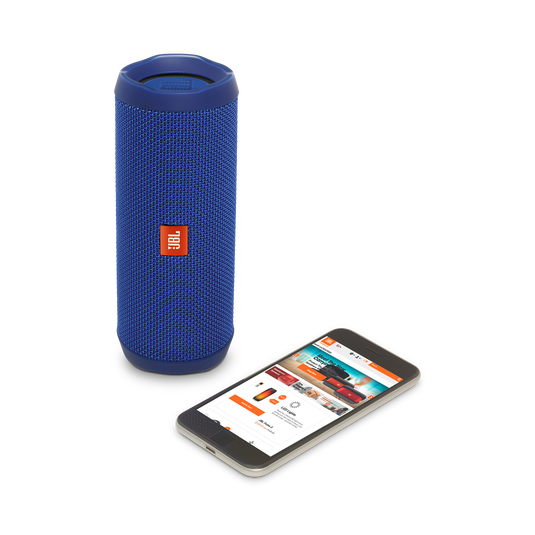 JBL Flip 4 - Blue - A full-featured waterproof portable Bluetooth speaker with surprisingly powerful sound. - Detailshot 2 image number null