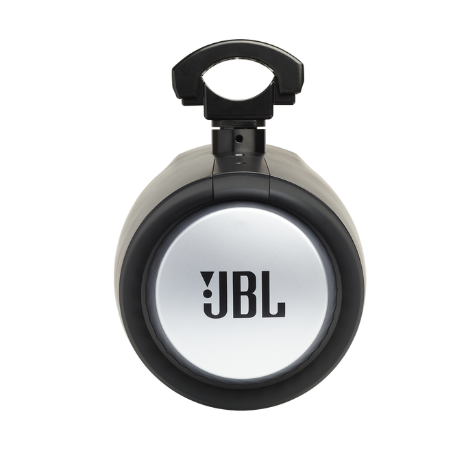 JBL Tower X Marine MT8HLB - Black Gloss - 8" (200mm) enclosed two-way marine audio tower speaker with 1" (25mm) horn loaded compression tweeter – Black - Back image number null