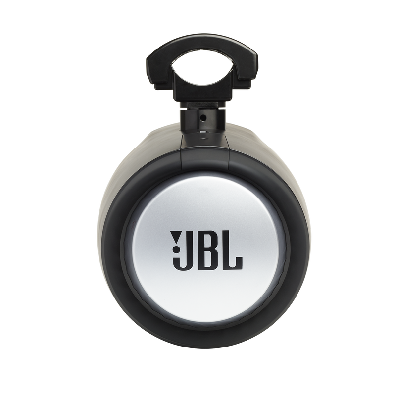 JBL Tower X Marine MT8HLB - Black Gloss - 8" (200mm) enclosed two-way marine audio tower speaker with 1" (25mm) horn loaded compression tweeter – Black - Back image number null