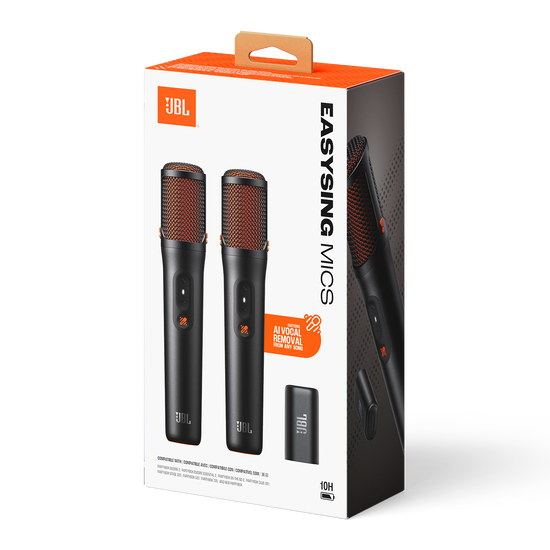 JBL EasySing Mics product box