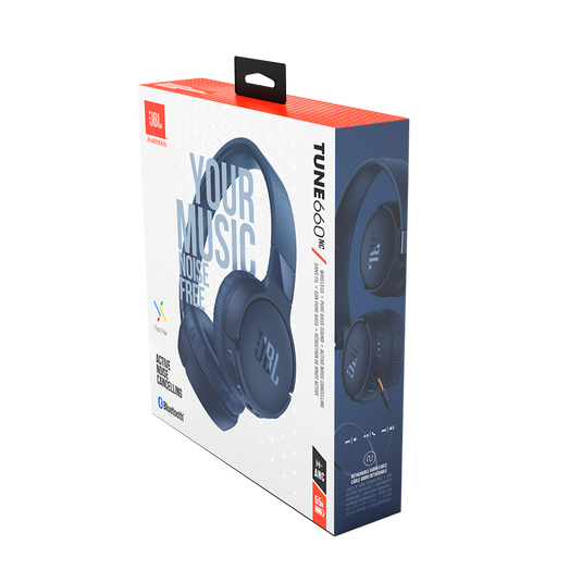 JBL Live 660NC - Wireless Over-Ear Noise Cancelling Headphones with Long  Lasting Battery and Voice Assistant - Blue, Medium