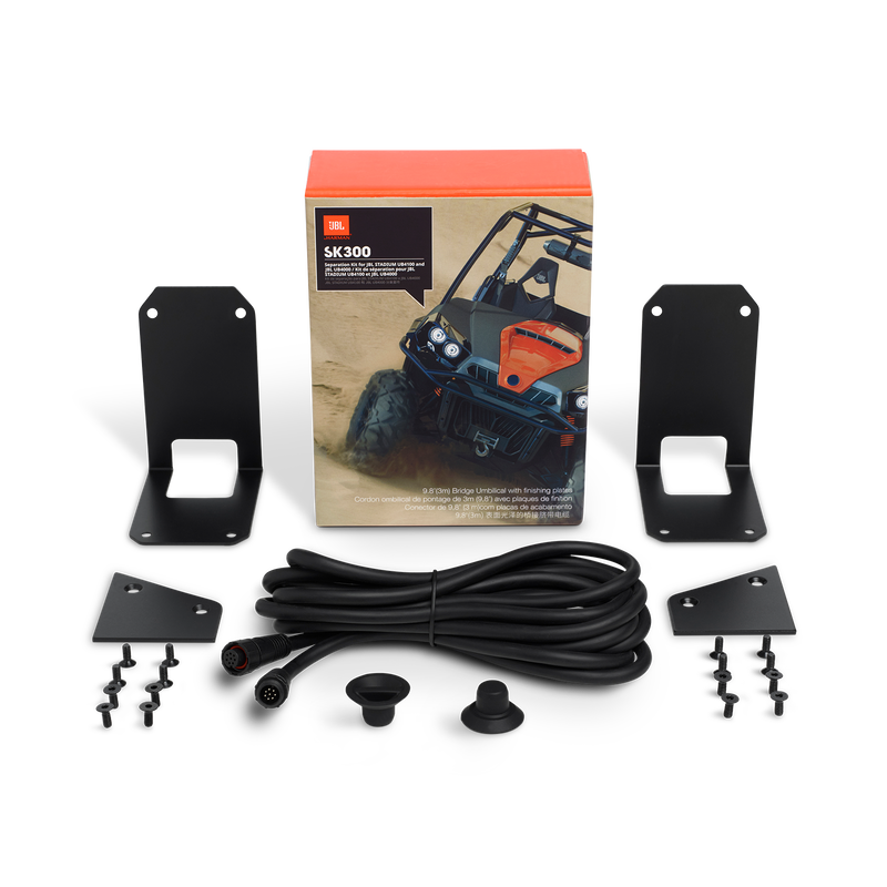 JBL SK300 Separation Kit - Black - 9.8’(3m) Bridge Umbilical with finishing plates - Hero image number null