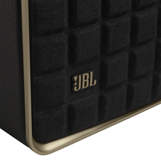 JBL Authentics 200 - Black - Smart home speaker with Wi-Fi, Bluetooth and Voice Assistants with retro design - Detailshot 3 image number null