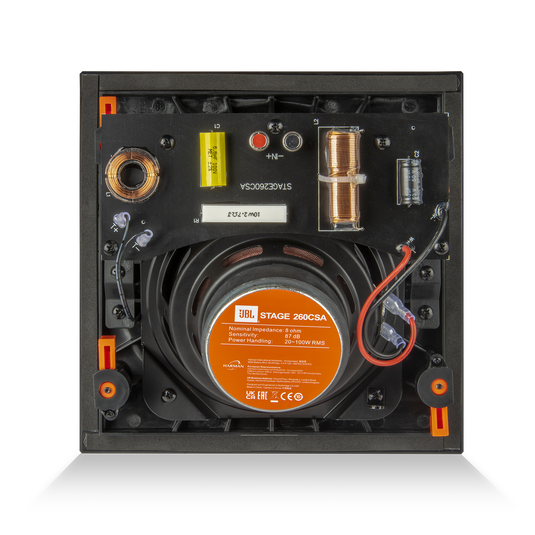 Stage 260CSA - Black - 2-way 6.5in (166mm) Angled In-Ceiling Loudspeaker - Back image number null