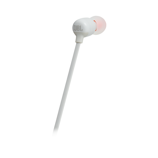 JBL Tune 110BT - White - Wireless in-ear headphones - Back image number null