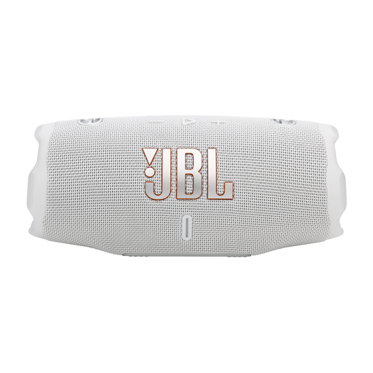 JBL Charge 6 - White - Portable waterproof and drop-proof Bluetooth speaker - Front image number 1