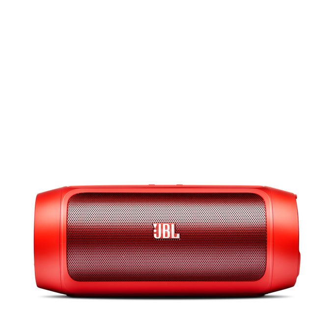 JBL Charge 2 - Red - Portable Bluetooth speaker with massive battery to charge your devices - Front image number null