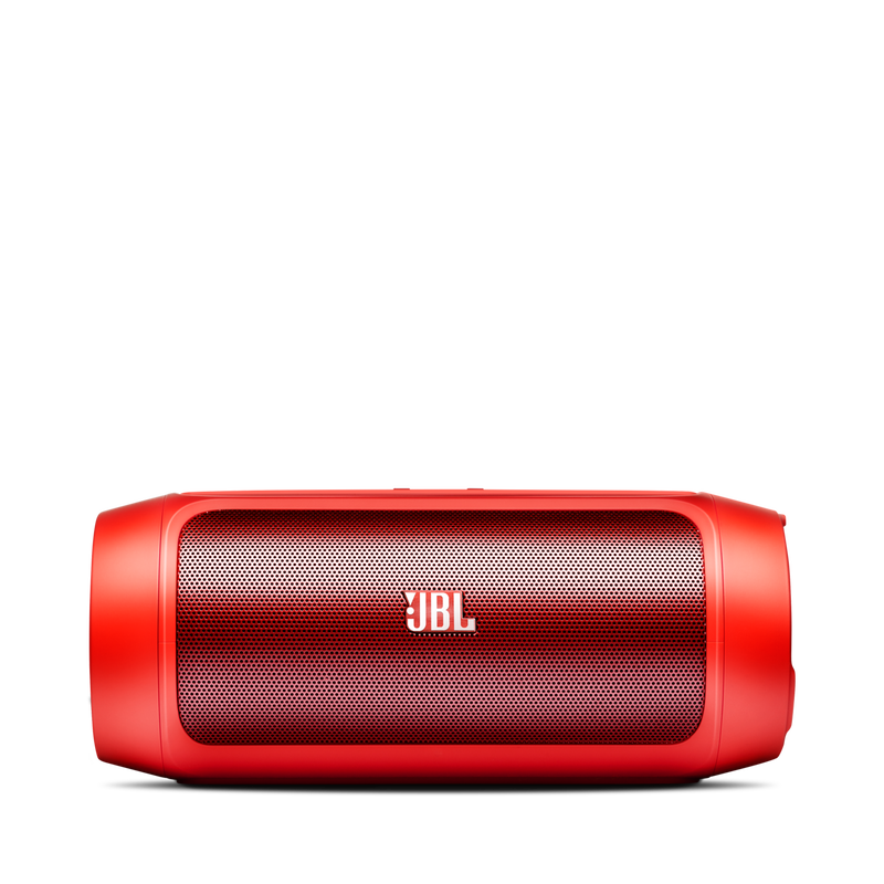JBL Charge 2 - Red - Portable Bluetooth speaker with massive battery to charge your devices - Front image number null