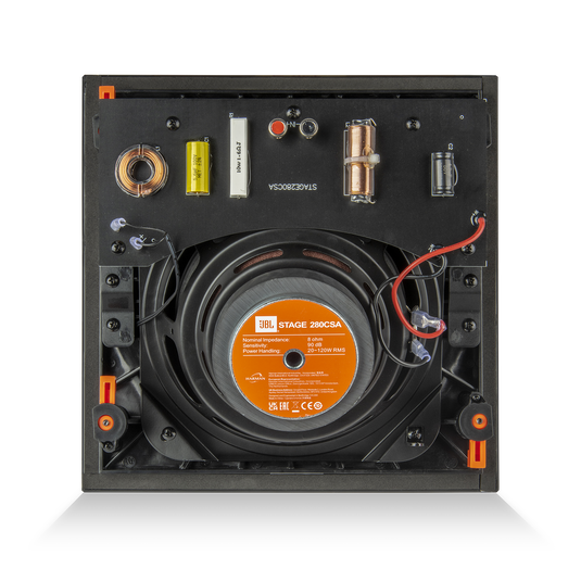 Stage 280CSA - Black - 2-way 8in (203mm) Angled In-Ceiling Loudspeaker - Back image number null