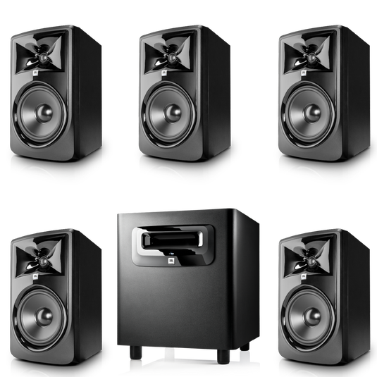 JBL 308P MkII 8 inch Powered 5.1 Monitor System with Subwoofer | 8