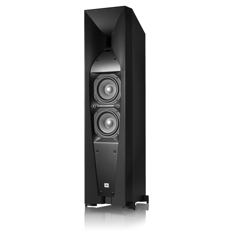 Studio 580 - Black - Professional-quality 200-watt Floorstanding Speaker - Detailshot 1 image number null