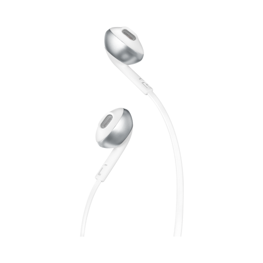 JBL Tune 205 - Chrome - Earbud headphones - Detailshot 1 image number null