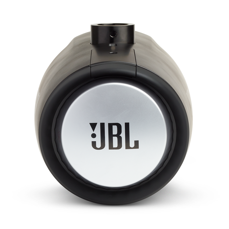 JBL Tower X Marine MT6HLB - Black Gloss - 6-1/2" (160mm) enclosed two-way marine audio tower speaker with 1" (25mm) horn loaded compression tweeter – Black - Back image number null
