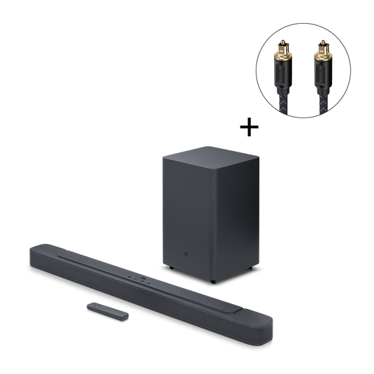 Bar 2.1 Deep Bass (MK2) + Austere V Series Optical Audio Cable 2.0m Bundle