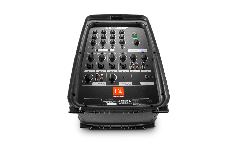 JBL EON208P Stereo PA and Dual Microphones Kit B&H Photo Video