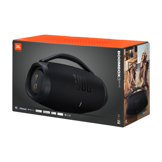 JBL Boombox 3 Wi-Fi | Powerful Wi-Fi and Bluetooth portable