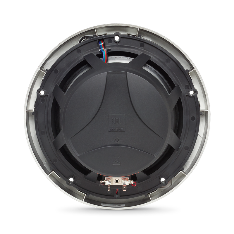 Club Marine MS8B - Black Matte - Club Marine MS8B—8" (200mm) two-way marine audio multi-element speaker – Black - Back image number null