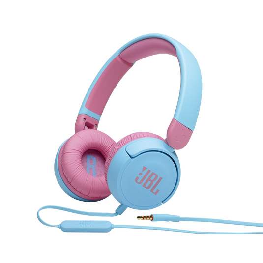 JBL JR310 Wired On-Ear Kids Headphones Mic Blue	H4283