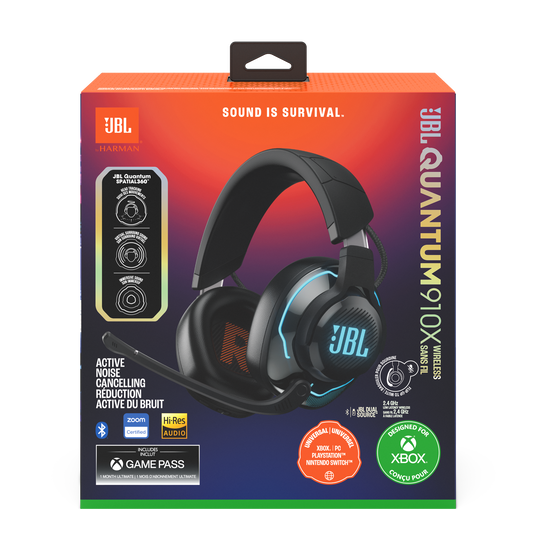 JBL Quantum 910X Wireless | Wireless over-ear performance gaming