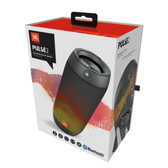 Pulse 2 | Splashproof portable Bluetooth speaker with interactive light show