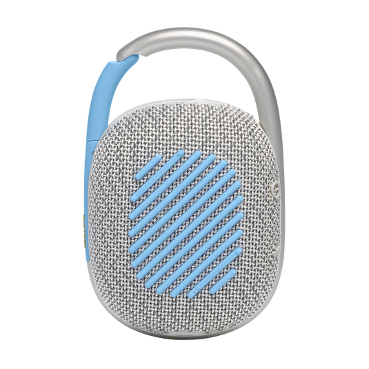 JBL Clip 4 Eco - White - Ultra-portable Waterproof Speaker - Back image number null