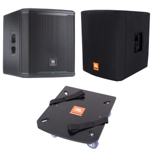 JBL PRX915XLF + Casters + Cover Bundle