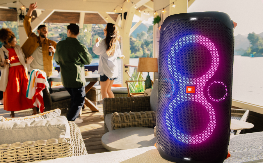 JBL PartyBox JBLPARTYBOX100AM 160W Portable Wireless Speaker with Light  Show for sale online