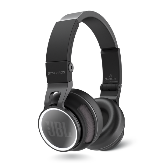 Synchros S400BT - Black - JBL stereo heapdhones with Bluetooth 3.0 wireless freedom - Hero image number null
